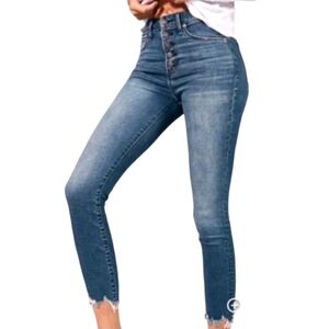 Abercrombie and Fitch simone high rise ankle jeans size 25